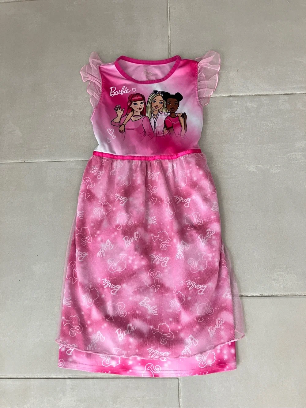 BARBIE Toddler Girls Pink Nightgown | S 6X